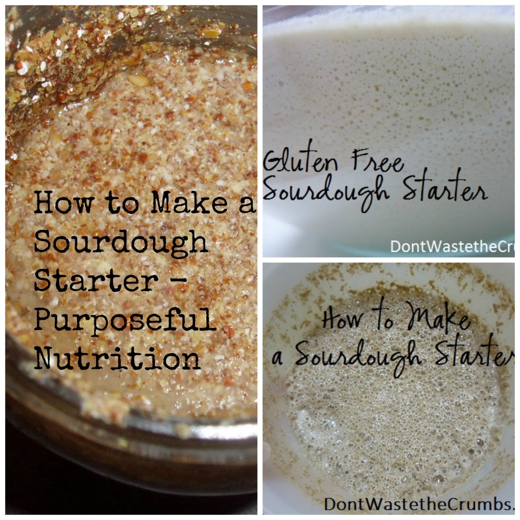How to Make a Sourdough Starter - Purposeful Nutrition